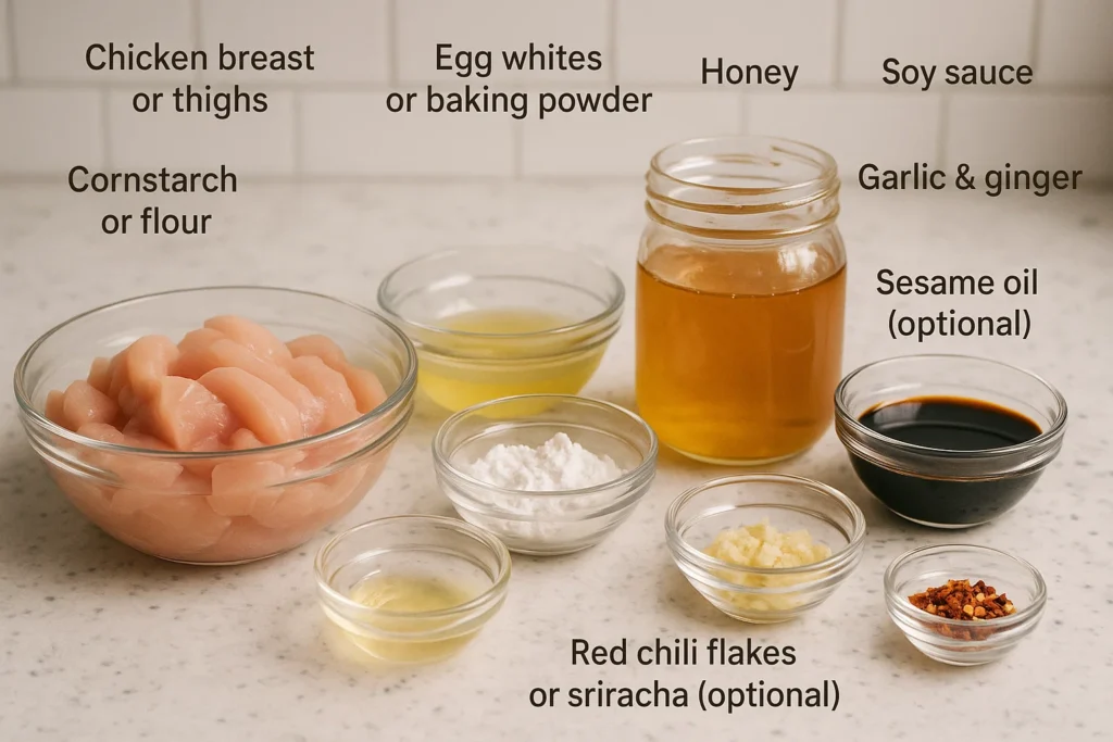 crispy honey chicken