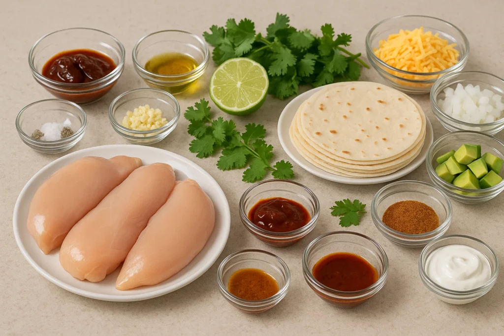 chipotle chicken tacos