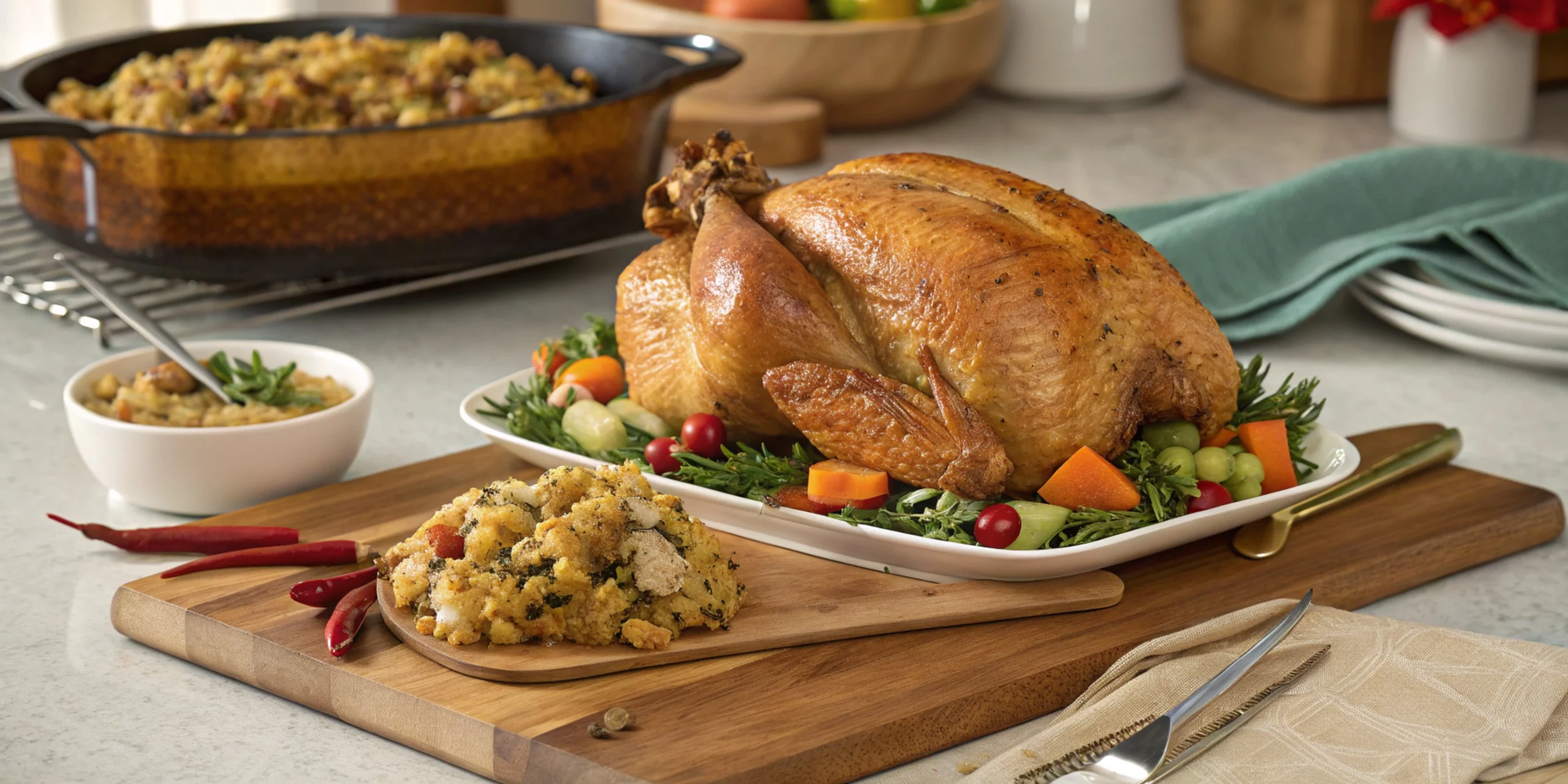 Should You Cook a Roast Turkey with Stuffing?