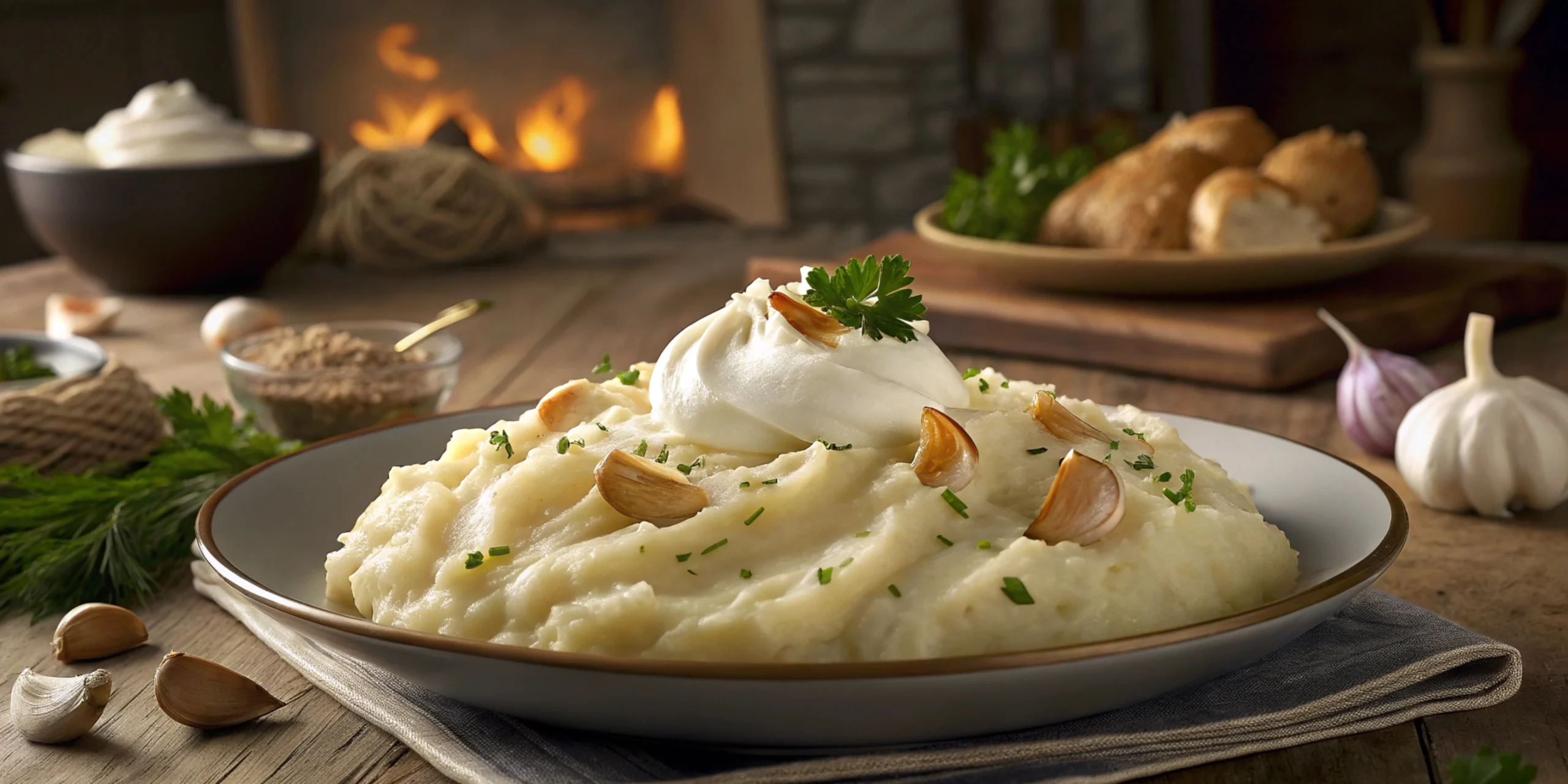 Mashed Potatoes with Garlic and Cream A Classic Comfort Food 4 Mashed Potatoes with Garlic and Cream