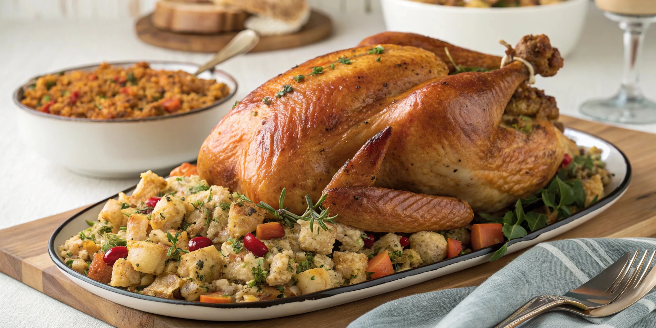Roast Turkey with Stuffing