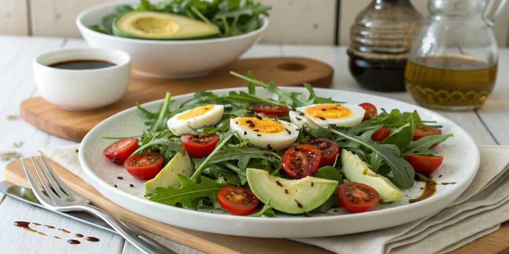 Home 1 rocket salad breakfast