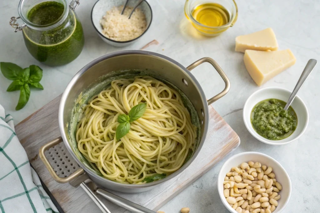 basil pesto pasta