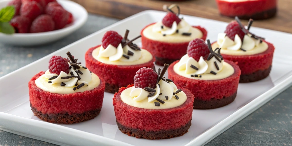 Red Velvet Cheesecake Bites
