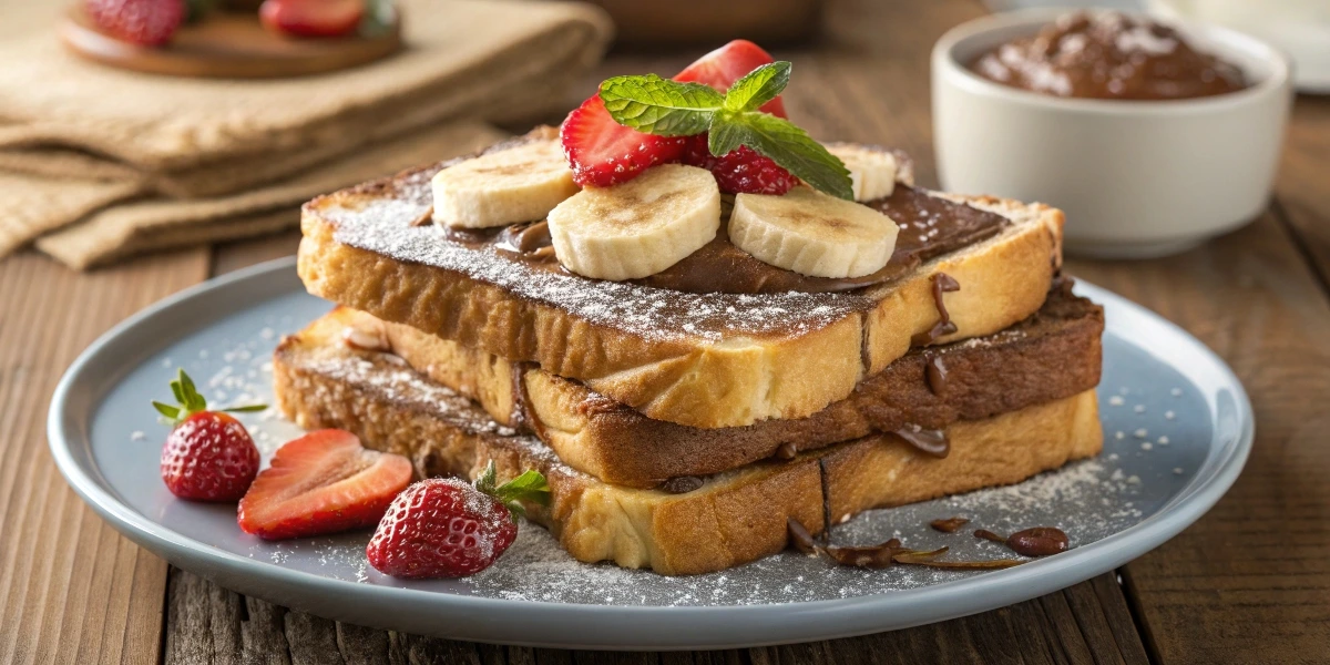 french toast nutella