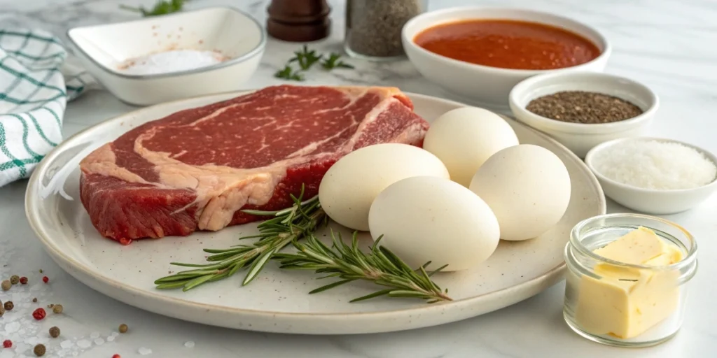 steak and eggs recipe