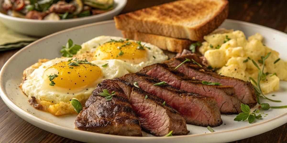 steak and eggs recipe