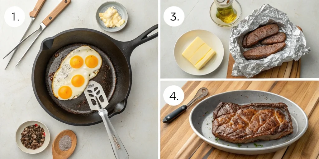 steak and eggs recipe