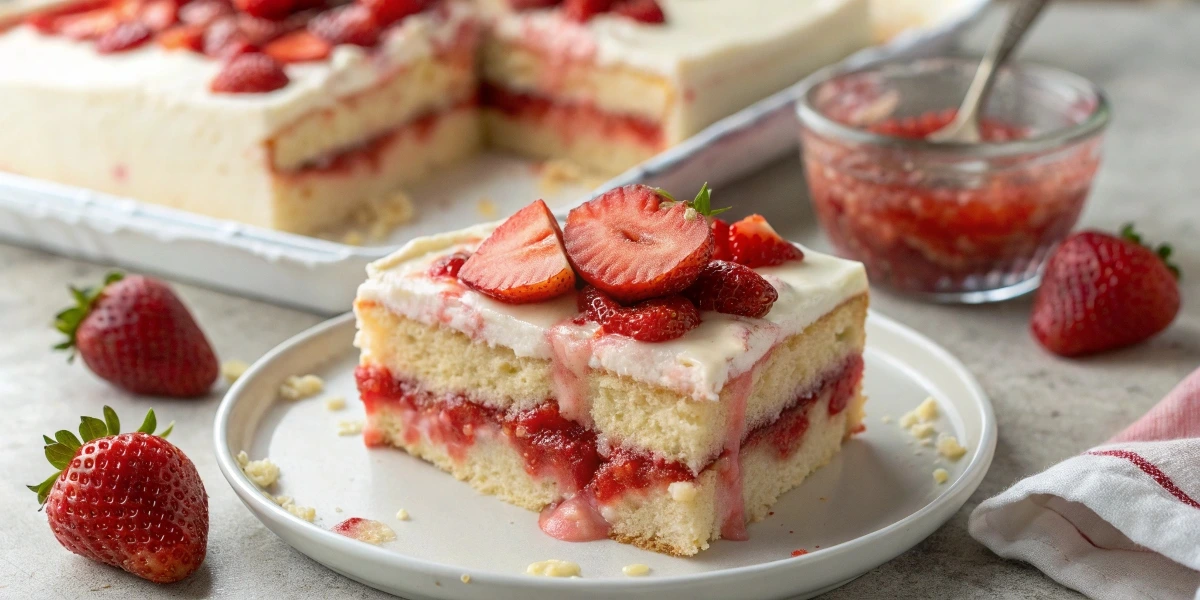 Strawberry Tres Leches Cake