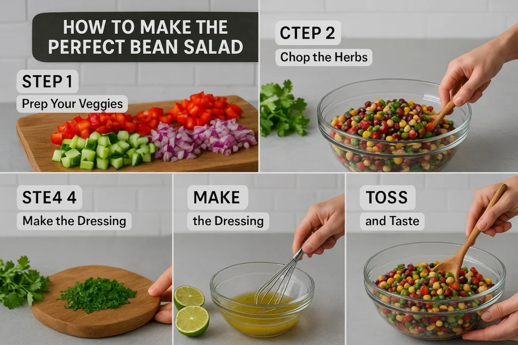 dense bean salad recipe