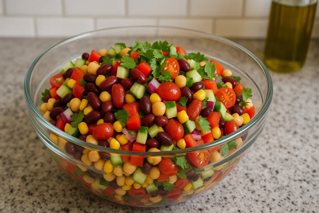 dense bean salad recipe