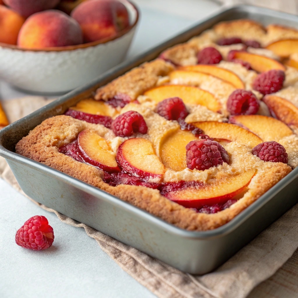 The Ultimate Peach-Raspberry Buckle: A Perfect Summer Dessert 6 Peach-Raspberry Buckle