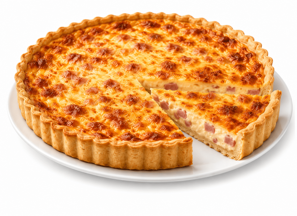 Home 5 Tarte Crémeuse au Jambon et Fromage