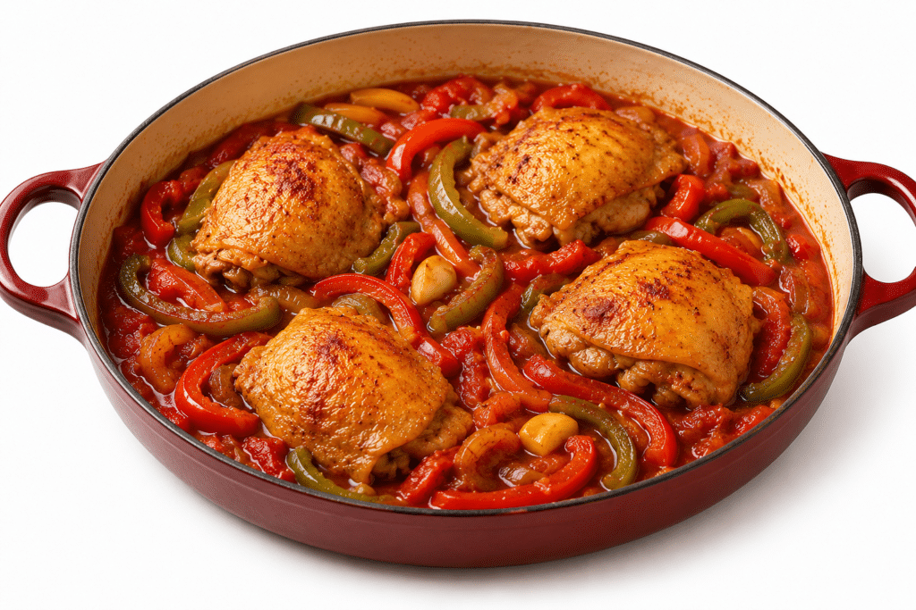 Home 5 Poulet Basquaise