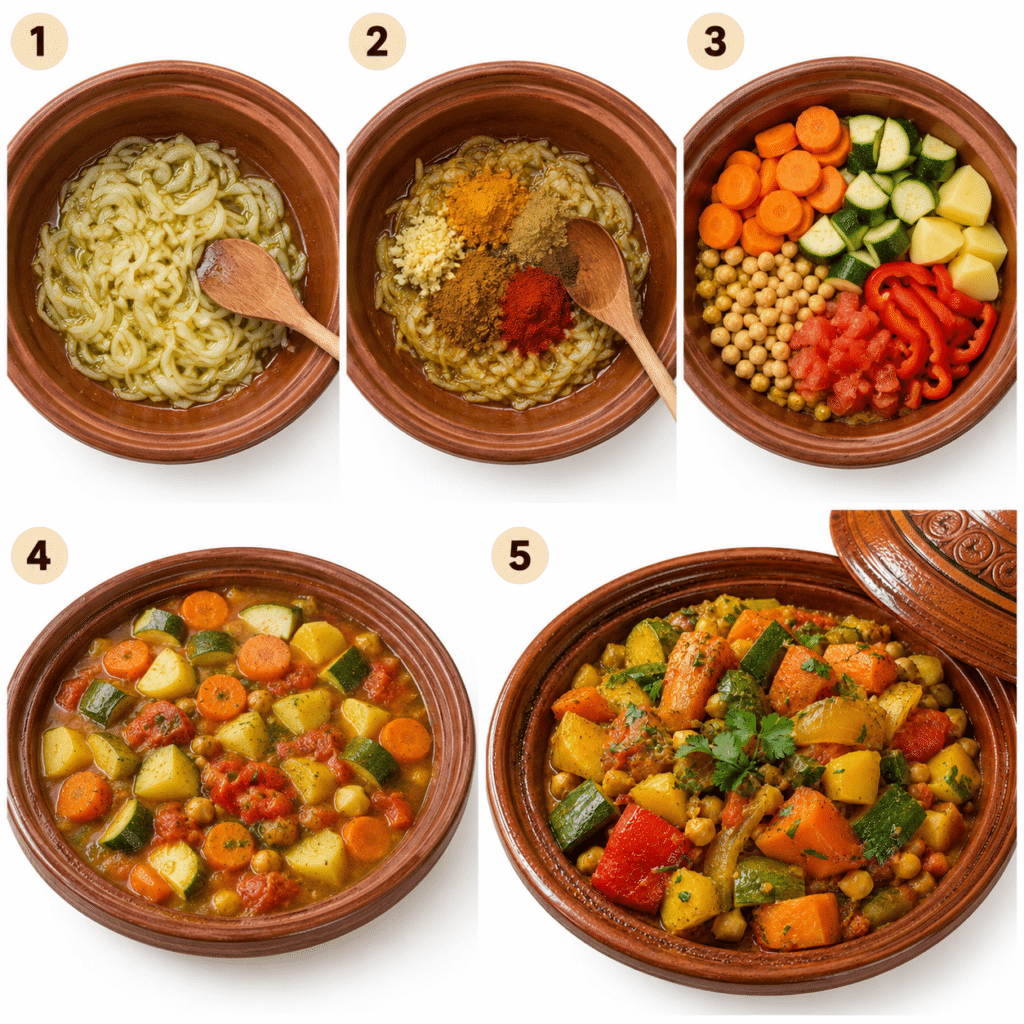 TAJINE DE LÉGUMES – COLORÉ, PARFUMÉ ET RÉCONFORTANT