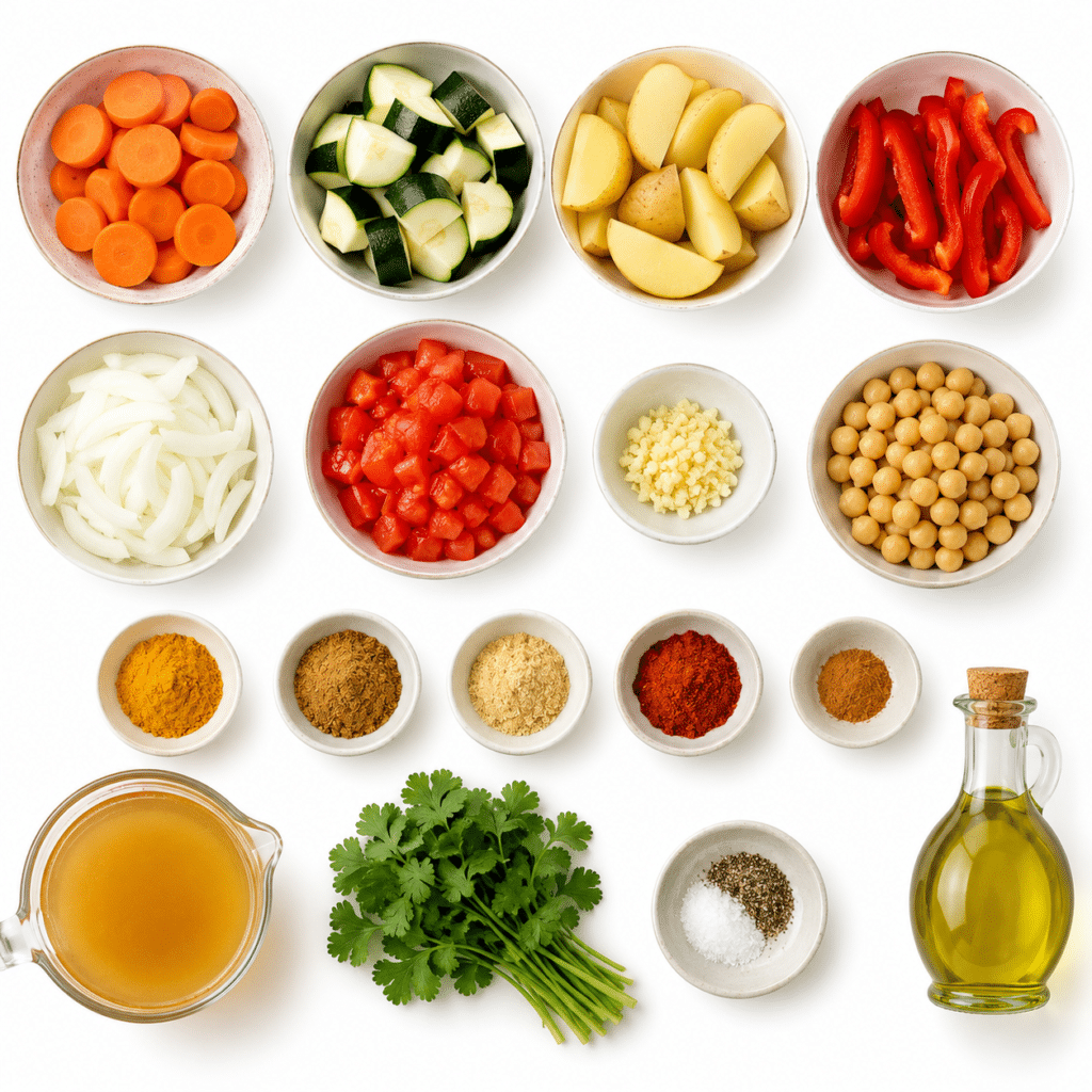 TAJINE DE LÉGUMES – COLORÉ, PARFUMÉ ET RÉCONFORTANT
