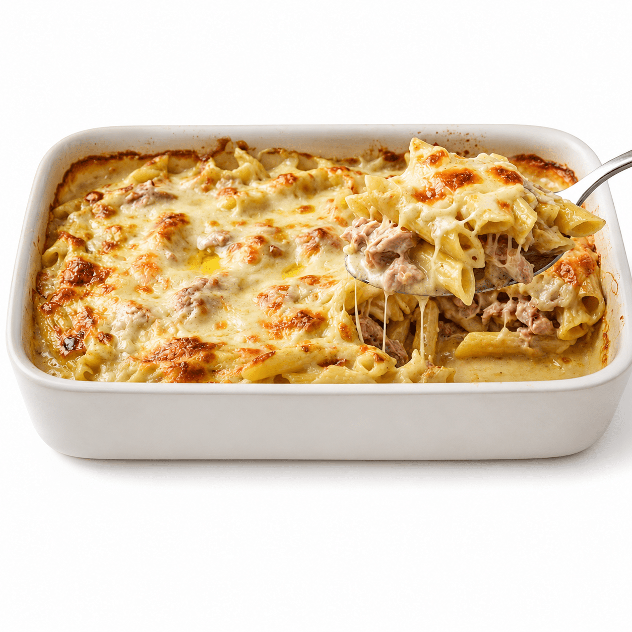Gratin de pâtes au thon et fromage : la recette ultra réconfortante et ultra simple qui plaît à toute la famille 5 Gratin de pâtes au thon et fromage