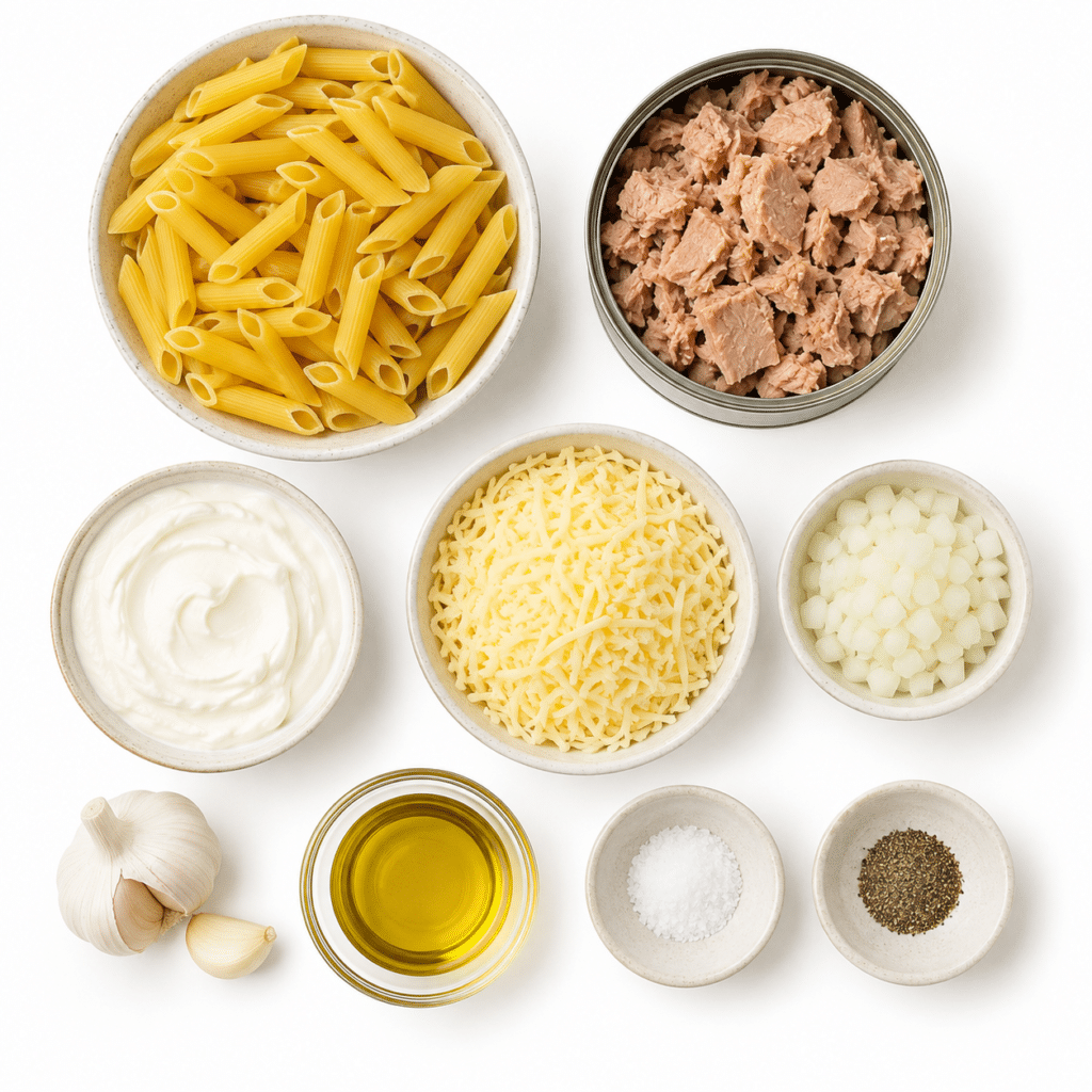 Gratin de pâtes au thon et fromage : la recette ultra réconfortante et ultra simple qui plaît à toute la famille 2 Gratin de pâtes au thon et fromage