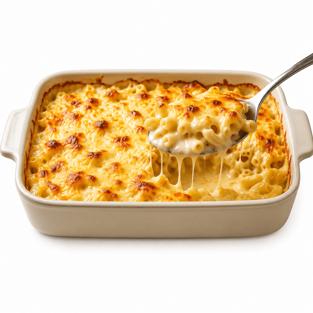 Home 13 GRATIN DE MACARONIS AU FROMAGE — ULTRA CRÉMEUX & RÉCONFORTANT