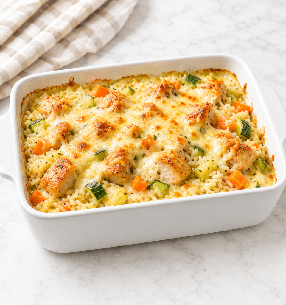 Home 11 Gratin de riz au poulet et légumes