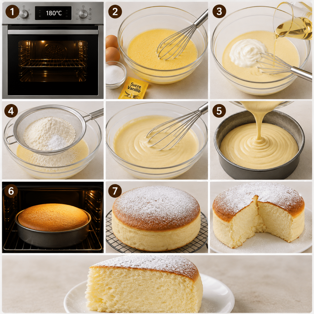 Gâteau Nuage au Yaourt