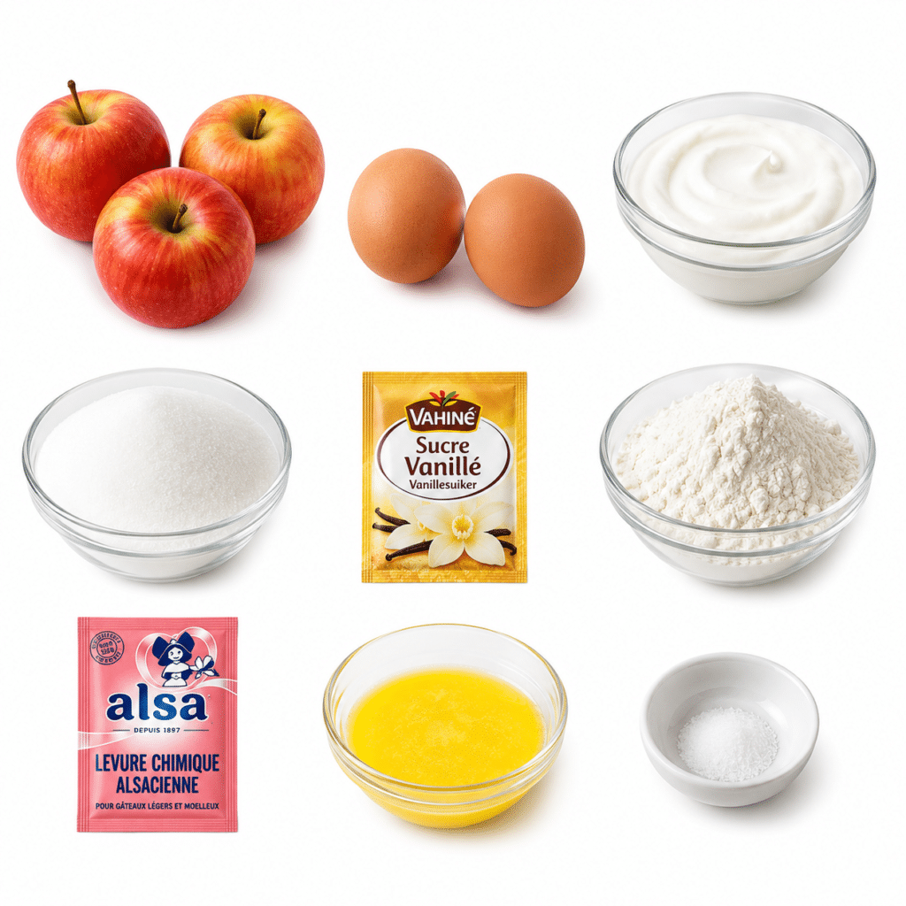 Délicieux Flan Pâtissier Pommes-Yaourt