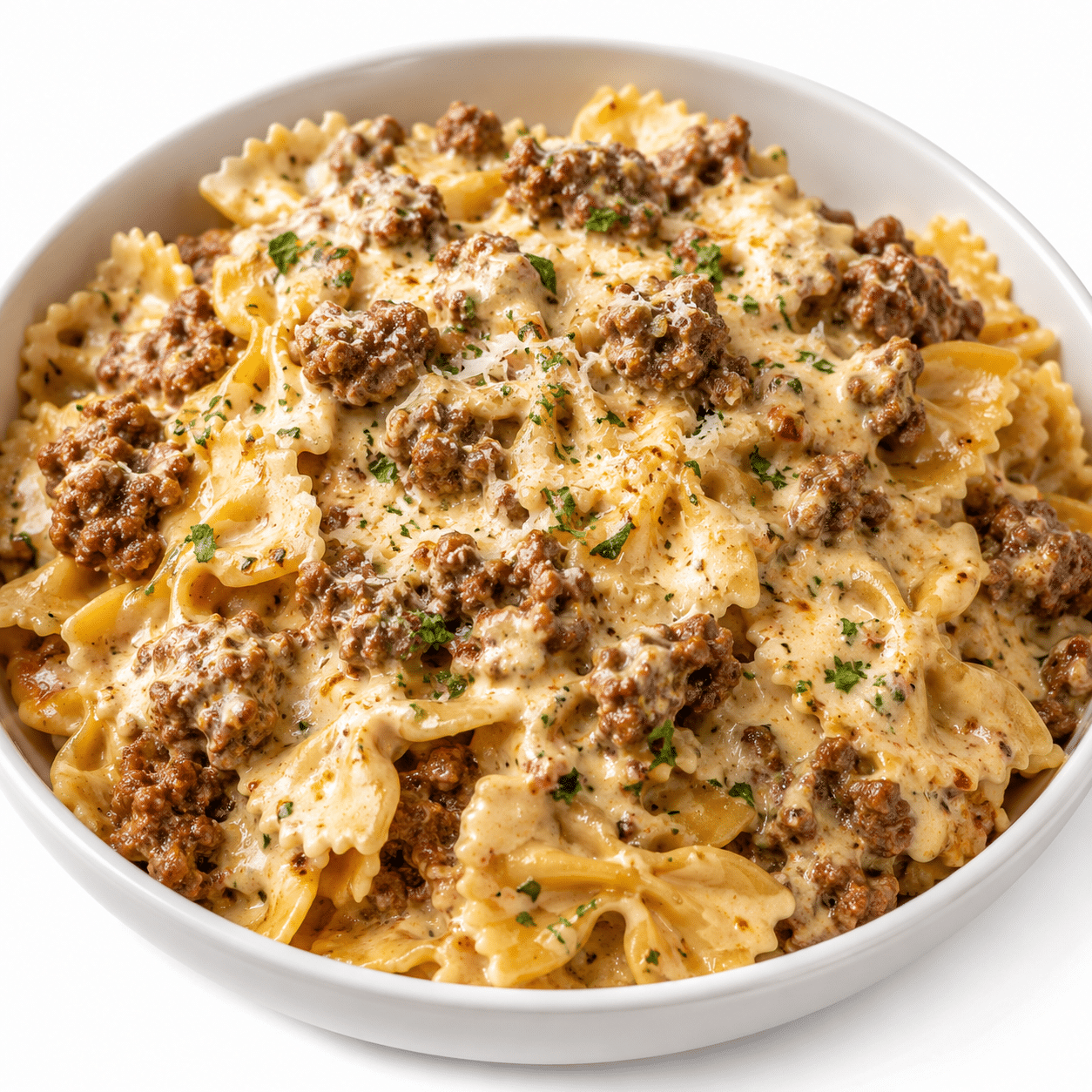 Creamy Garlic Butter Beef Pasta with Cheese 5 Creamy Garlic Butter Beef Pasta with Cheese