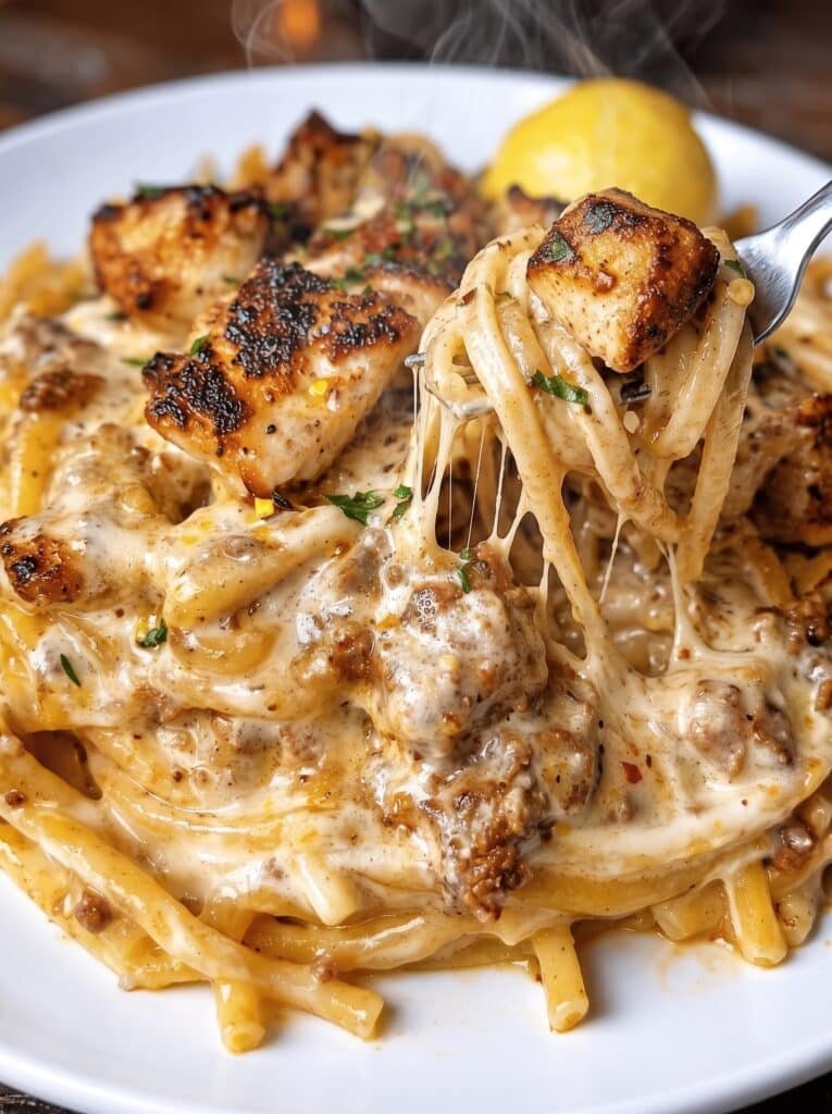 Home 11 Cowboy Butter Chicken Linguine